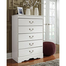  Signature Design by Ashley Anarasia B129 7 pc Queen Sleigh Bedroom Set IMAGE 4