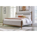 Signature Design by Ashley Lyncott B615 8 pc Queen Upholstered Panel Bedroom Set IMAGE 2