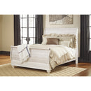  Size_Queen  -- Willowton Sleigh Bed IMAGE 1