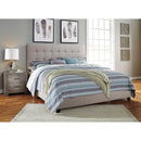  Size_Queen  -- Dolante Upholstered Panel Bed IMAGE 5