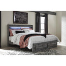  Size_King  -- Baystorm B221B12 King Panel Bed with 2 Storage Drawers IMAGE 1