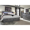  Size_King  -- Baystorm B221B12 King Panel Bed with 2 Storage Drawers IMAGE 3