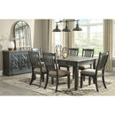  Signature Design by Ashley Tyler Creek Dining Table D736-25 IMAGE 6