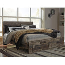 Size_King  -- Derekson B200B14 King Panel Bed with 2 Storage Drawers IMAGE 2