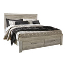  Size_King  -- Bellaby B331B9 King Platform Bed with 2 Storage Drawers IMAGE 1