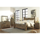  Size_King  -- Trinell B446B45 King Poster Bed IMAGE 3