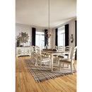  Signature Design by Ashley Realyn Dining Table D743-45 IMAGE 8