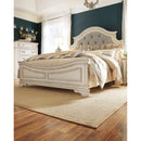  Size_Queen  -- Realyn Upholstered Panel Bed IMAGE 6