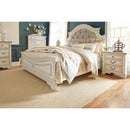  Size_Queen  -- Realyn Upholstered Panel Bed IMAGE 7