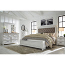  Size_Queen  -- Kanwyn Upholstered Panel Bed with Storage IMAGE 7