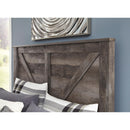  Size_King  -- Wynnlow B440B11 King Crossbuck Panel Bed IMAGE 5