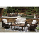  Signature Design by Ashley Paradise Trail P750-821 Swivel Lounge Chair IMAGE 12