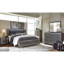  Size_King  -- Lodanna B214B10 King Panel Bed IMAGE 8
