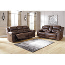  Manufacturer Color_Chocolate  Motion Type_Reclining  -- Stoneland 3990494 Double Reclining Loveseat with Console IMAGE 6