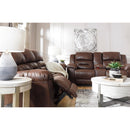 Manufacturer Color_Chocolate  Motion Type_Reclining  -- Stoneland 3990494 Double Reclining Loveseat with Console IMAGE 7