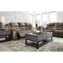  Manufacturer Color_Fossil  Motion Type_Reclining  -- Stoneland 3990594 Double Reclining Loveseat with Console IMAGE 7