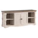  Signature Design by Ashley Havalance TV Stand with Cable Management W814-30 IMAGE 2