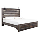  Size_King  -- Drystan B211B55 King Panel Bed with 2 Storage Drawers IMAGE 1