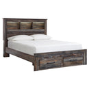  Size_Queen  -- Drystan Bookcase Bed with Storage IMAGE 1