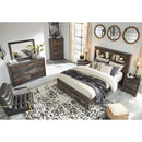  Size_Queen  -- Drystan Bookcase Bed with Storage IMAGE 7