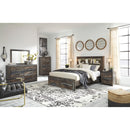  Size_Queen  -- Drystan Bookcase Bed with Storage IMAGE 9