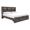  Size_King  -- Drystan B211B27 King Bookcase Bed with 2 Storage Drawers IMAGE 1