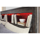  Size_King  -- Drystan B211B27 King Bookcase Bed with 2 Storage Drawers IMAGE 5