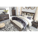  Size_King  -- Drystan B211B27 King Bookcase Bed with 2 Storage Drawers IMAGE 7