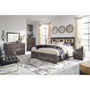  Size_King  -- Drystan B211B27 King Bookcase Bed with 2 Storage Drawers IMAGE 8