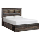 Size_Queen  -- Drystan Bookcase Bed with Storage IMAGE 1