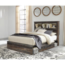  Size_Queen  -- Drystan Bookcase Bed with Storage IMAGE 2