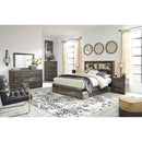  Size_Queen  -- Drystan Bookcase Bed with Storage IMAGE 6