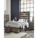  Signature Design by Ashley Drystan B211B8 Twin Panel Bed with 2 Storage Drawers IMAGE 7