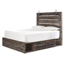  Size_Queen  -- Drystan Panel Bed with Storage IMAGE 1