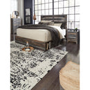  Size_King  -- Drystan B211B15 King Panel Bed with 2 Storage Drawers IMAGE 4