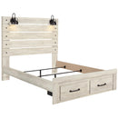  Size_Queen  -- Cambeck Panel Bed with Storage IMAGE 2