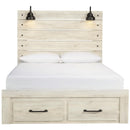  Size_Queen  -- Cambeck Panel Bed with Storage IMAGE 3