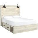  Size_Queen  -- Cambeck Panel Bed with Storage IMAGE 1