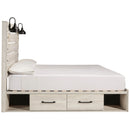  Size_King  -- Cambeck B192B27 King Panel Bed with 4 Storage Drawers IMAGE 4