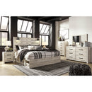  Size_King  -- Cambeck B192B27 King Panel Bed with 4 Storage Drawers IMAGE 8