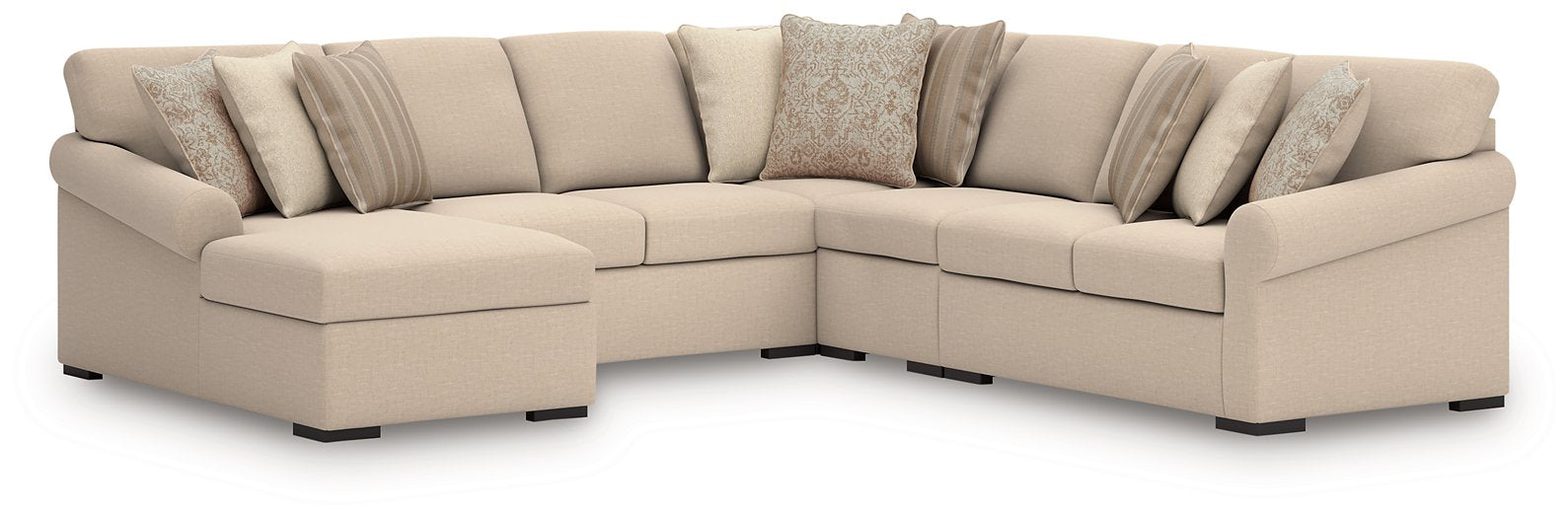 LadyMae Sectional with Chaise - Atchison Furniture Company (Atchison, KS)