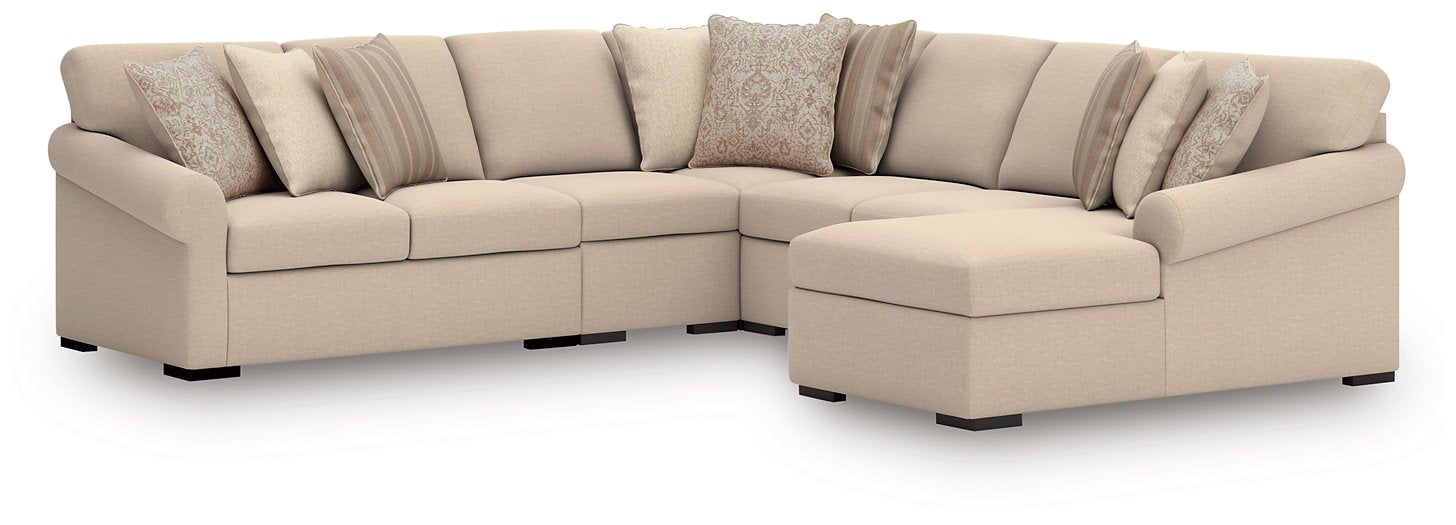 LadyMae Sectional with Chaise - Atchison Furniture Company (Atchison, KS)