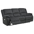  Motion Type_Power Recline  -- Signature Design by Ashley Draycoll Reclining Fabric Sofa IMAGE 2