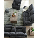  Motion Type_Reclining  -- Signature Design by Ashley Draycoll Reclining Fabric Loveseat with Console IMAGE 10
