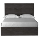  Size_Queen  -- Belachime B2589B2 Queen Panel Bed IMAGE 2