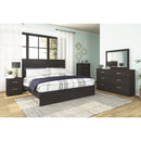  Size_King  -- Belachime B2589B4 King Panel Bed IMAGE 6