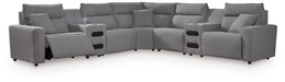 Modmax II Power Reclining Sectional with Audio Consoles - Atchison Furniture Company (Atchison, KS)