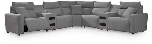 Modmax II Power Reclining Sectional with Audio Consoles - Atchison Furniture Company (Atchison, KS)