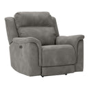  Manufacturer Color_Slate  -- Signature Design by Ashley Next Gen DuraPella Power Leather Look Recliner IMAGE 1