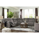  Manufacturer Color_Slate  -- Signature Design by Ashley Next Gen DuraPella Power Reclining Leather Look Loveseat with Console IMAGE 14